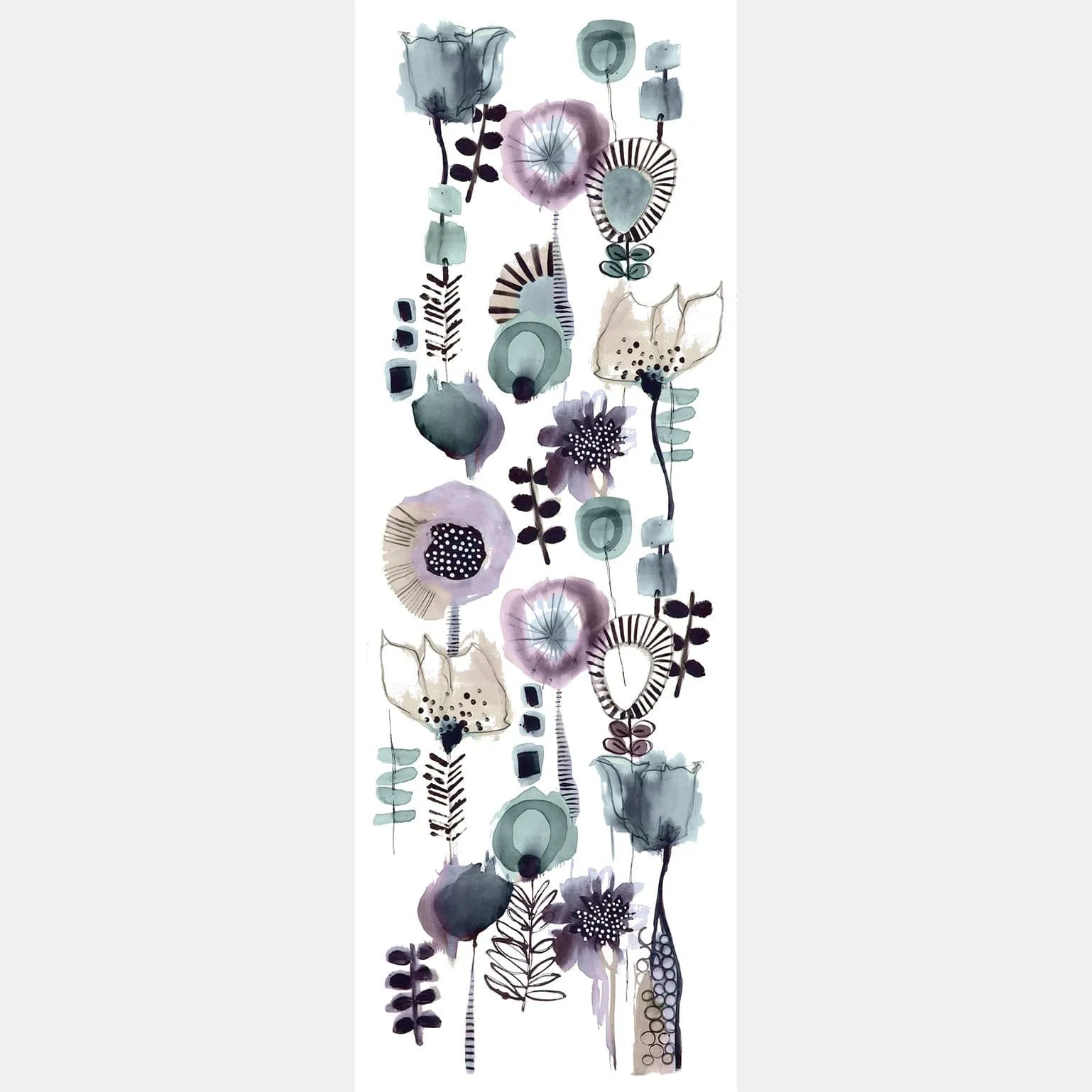 Lido - Modal Linen Scarf/Shawl - Plum and Petrol Blue