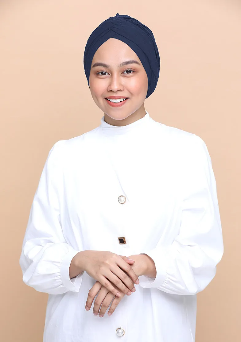 Lilmasa- Cap Shawl- Crinkled Butti Chiffon