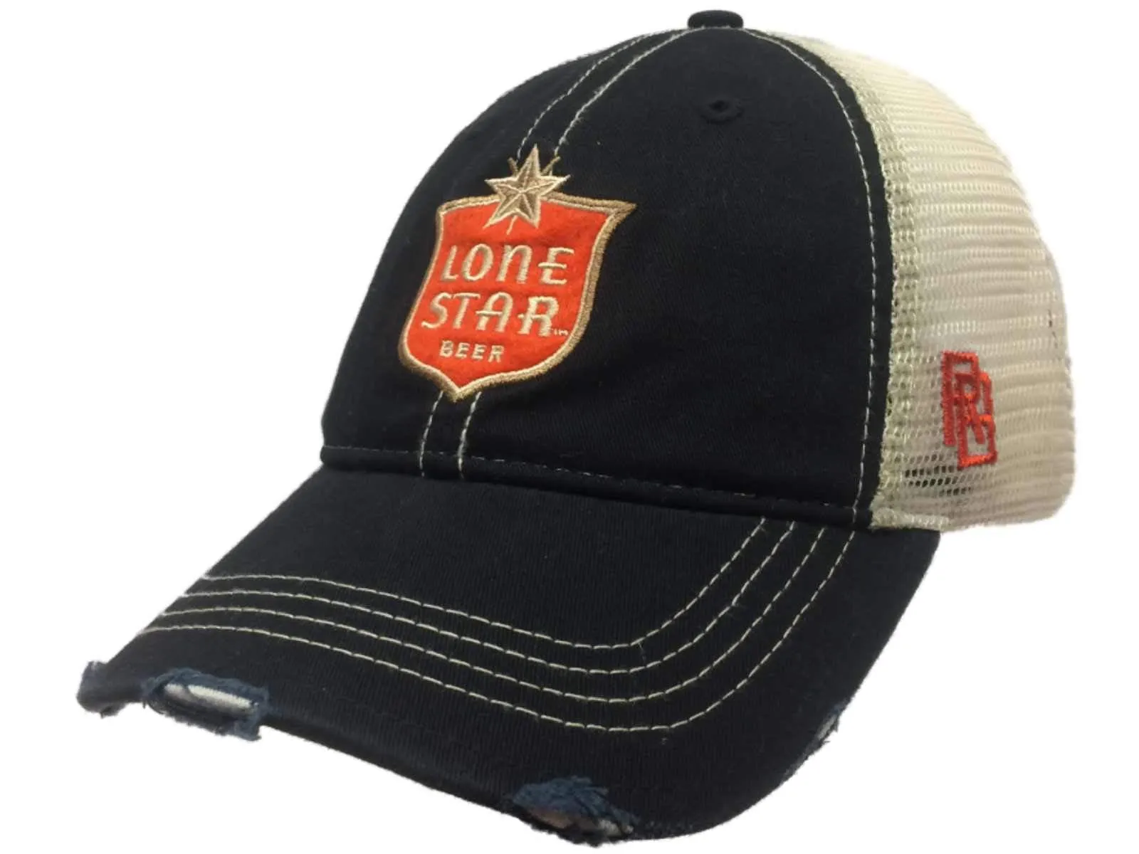 Lone Star Brewing Company Retro Brand Vintage Mesh Beer Adjust Snapback Hat Cap