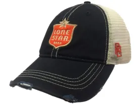 Lone Star Brewing Company Retro Brand Vintage Mesh Beer Adjust Snapback Hat Cap