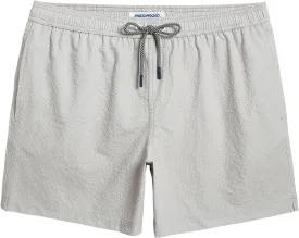 maamgic Men's Swim Trunks 5.5 inch Seersucker Beach Shorts Quick Dry Bathing Suits with Mesh Liner