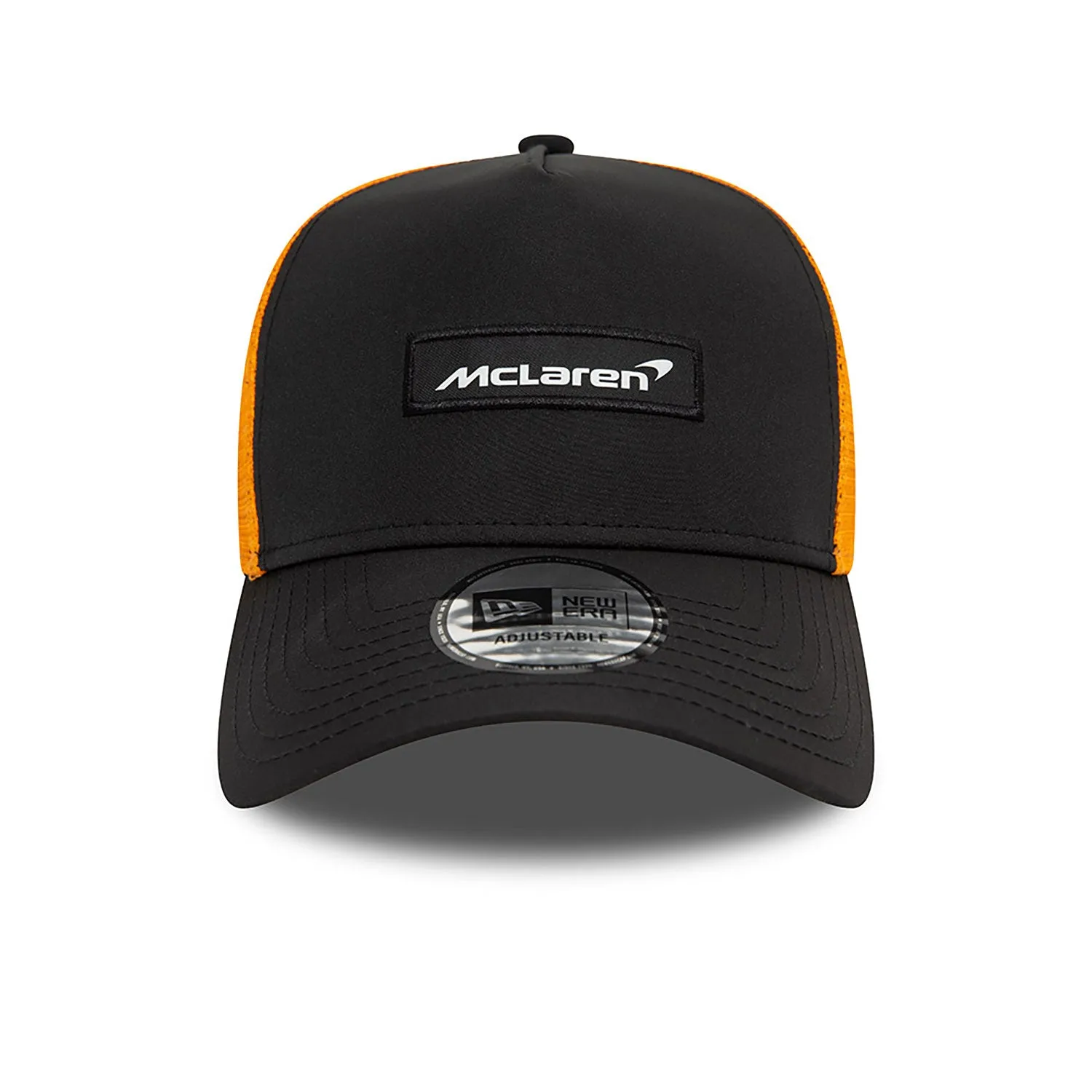 McLaren cap, New Era, Trucker, Adult, black, 2024