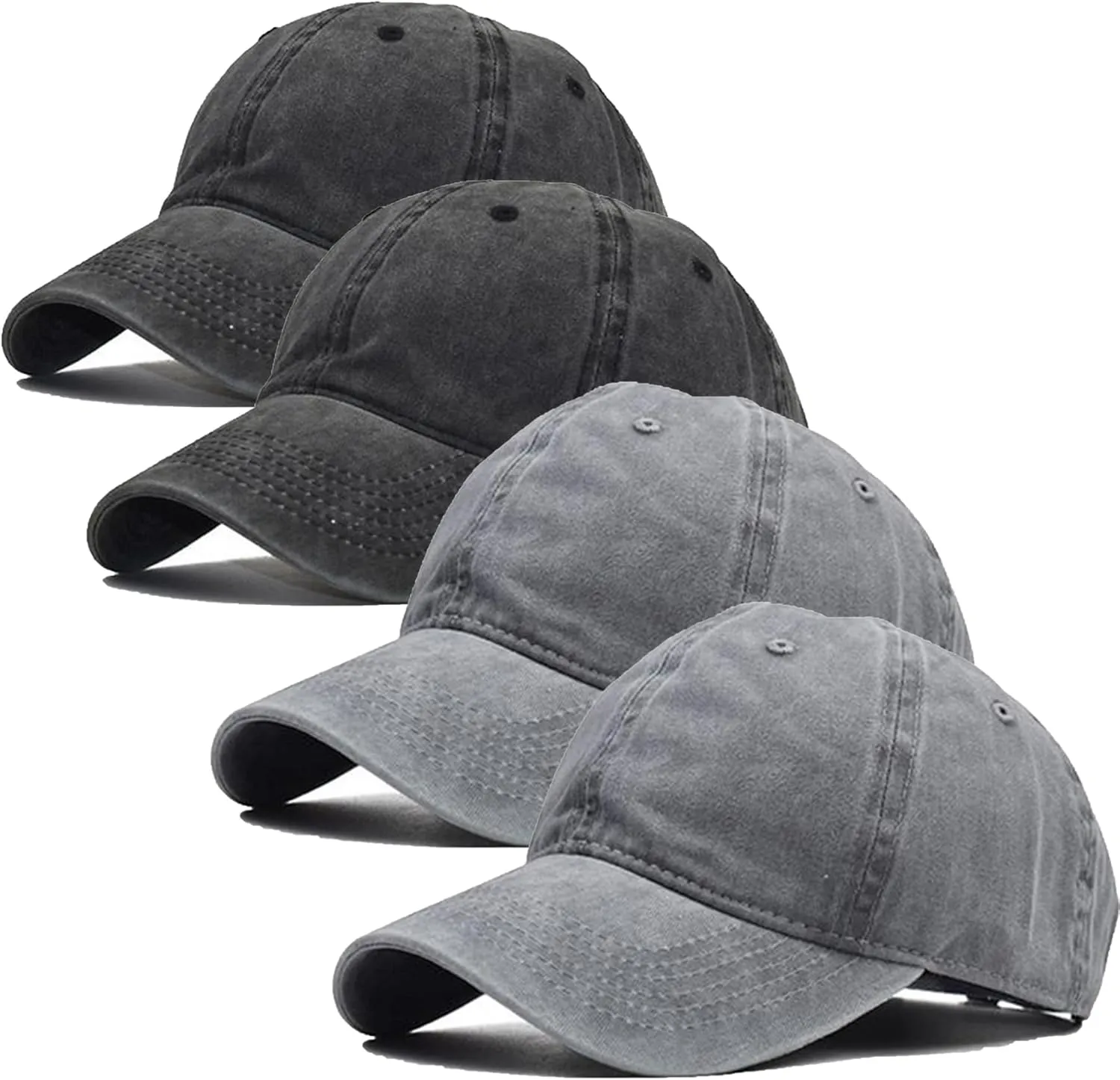 Men Women Baseball Sun Hats Summer Vintage Washed Distressed Baseball Cap Dad Golf Hat for Men Women