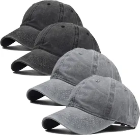 Men Women Baseball Sun Hats Summer Vintage Washed Distressed Baseball Cap Dad Golf Hat for Men Women