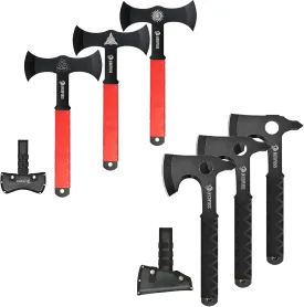 NedFoss Throwing Axes, 6 Pack Throwing Axes and Tomahawks Set, with Axe Sheath for Competiton and Recreation
