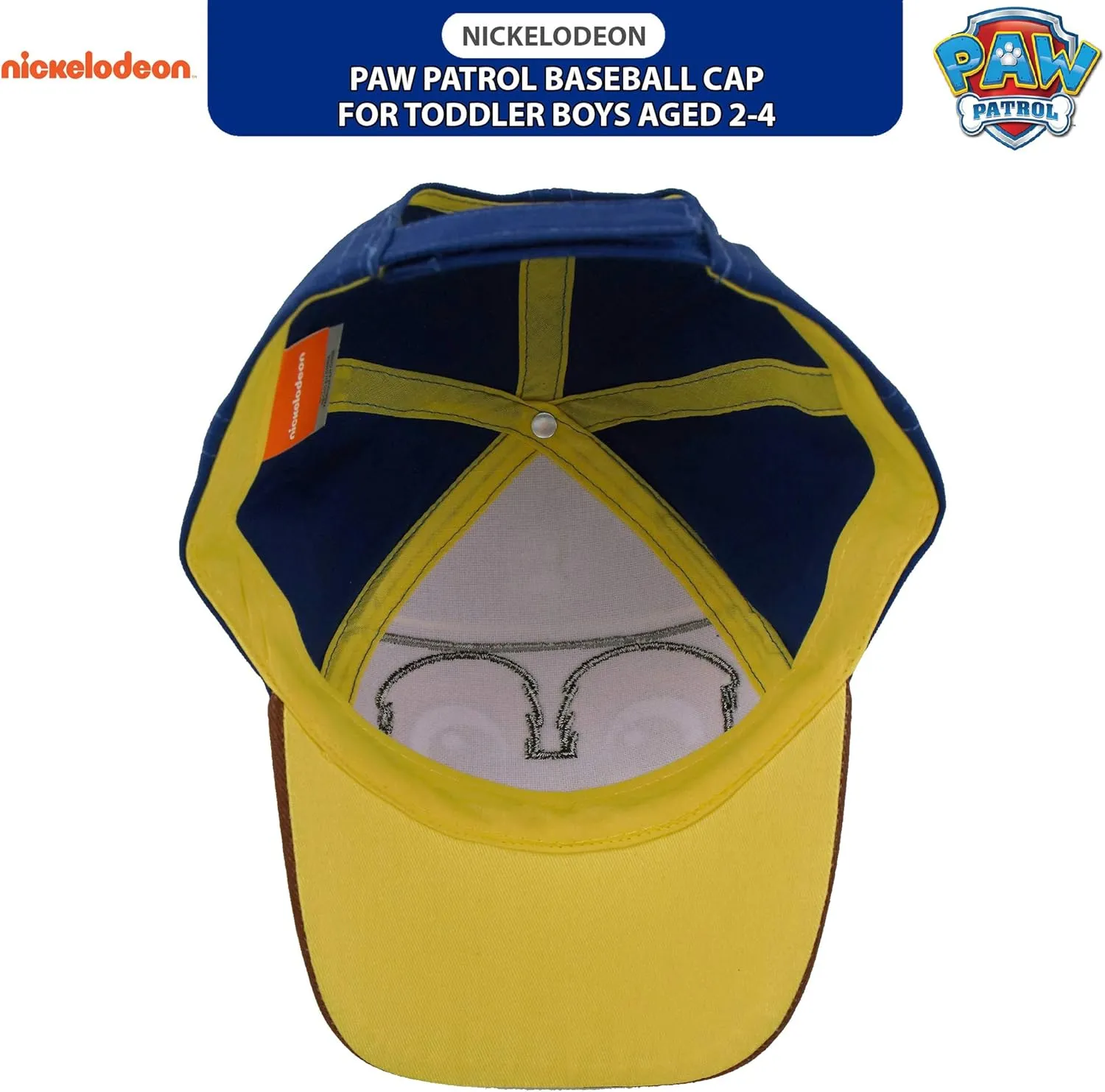 Nickelodeon Baseball Cap, Paw Patrol Marshall Adjustable Toddler 2-4 Or Boy Hats for Kids Ages 4-7