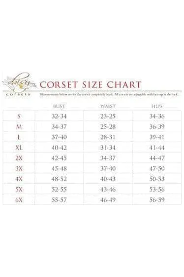 Night Hero Corset Costume Kit XL-6X
