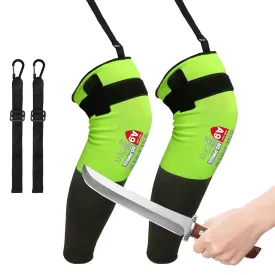 Schwer 21.6 Inch ANSI A9 Cut Resistant Leg Sleeves for Men and Women, Highest Level Weed Eater and Chainsaw Leg Protection with Triple Secure Fit, Safety Guards for Work, Trimming, Bite-ProofOutdoors