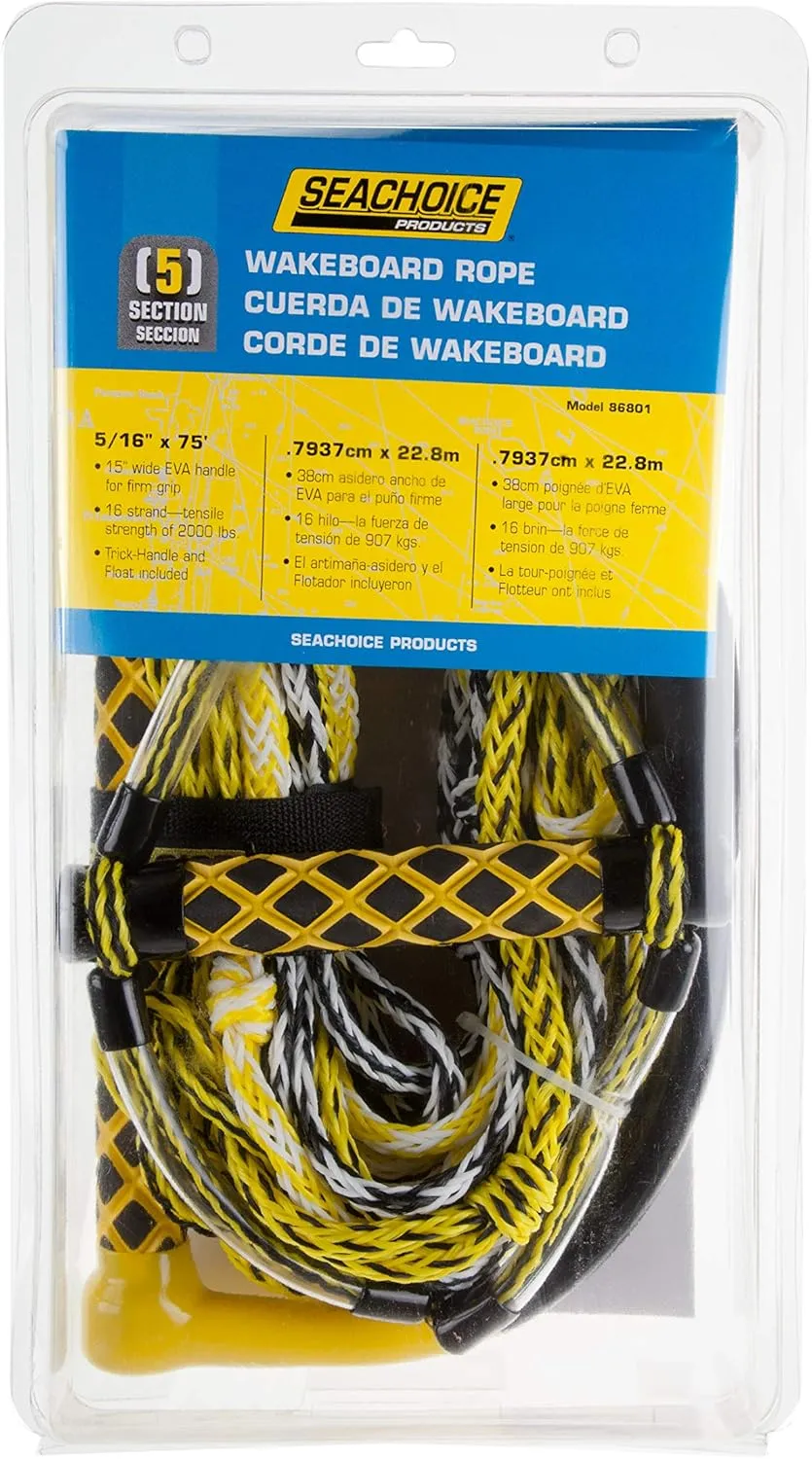 Seachoice 4-Section Wakeboard Rope
