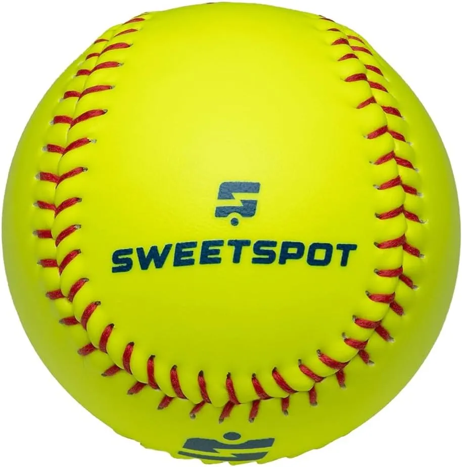 SweetSpot Plastic Softball Bat and Ball Combo Set | Backyard Softball Set for Youth, Kids, Teens, and Adults