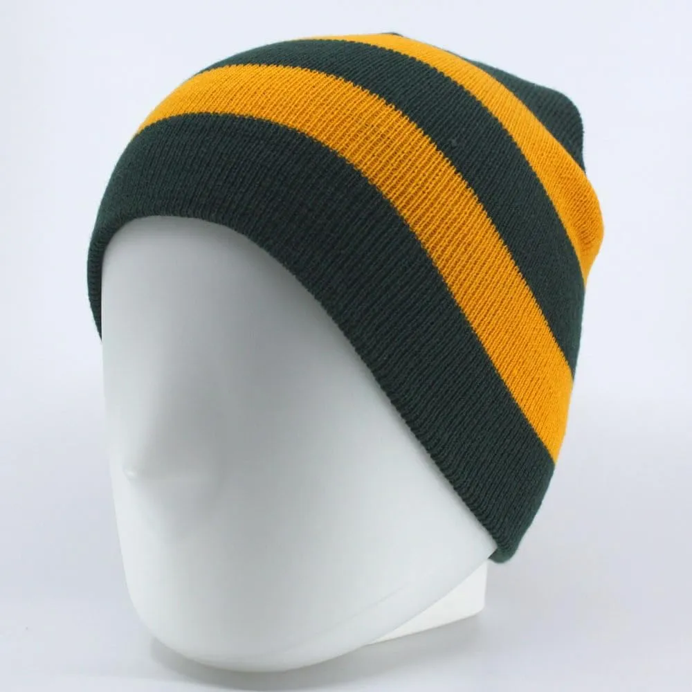 The Vintage Year Plain Sports Knit Radar Winter Beanie Skull Cap