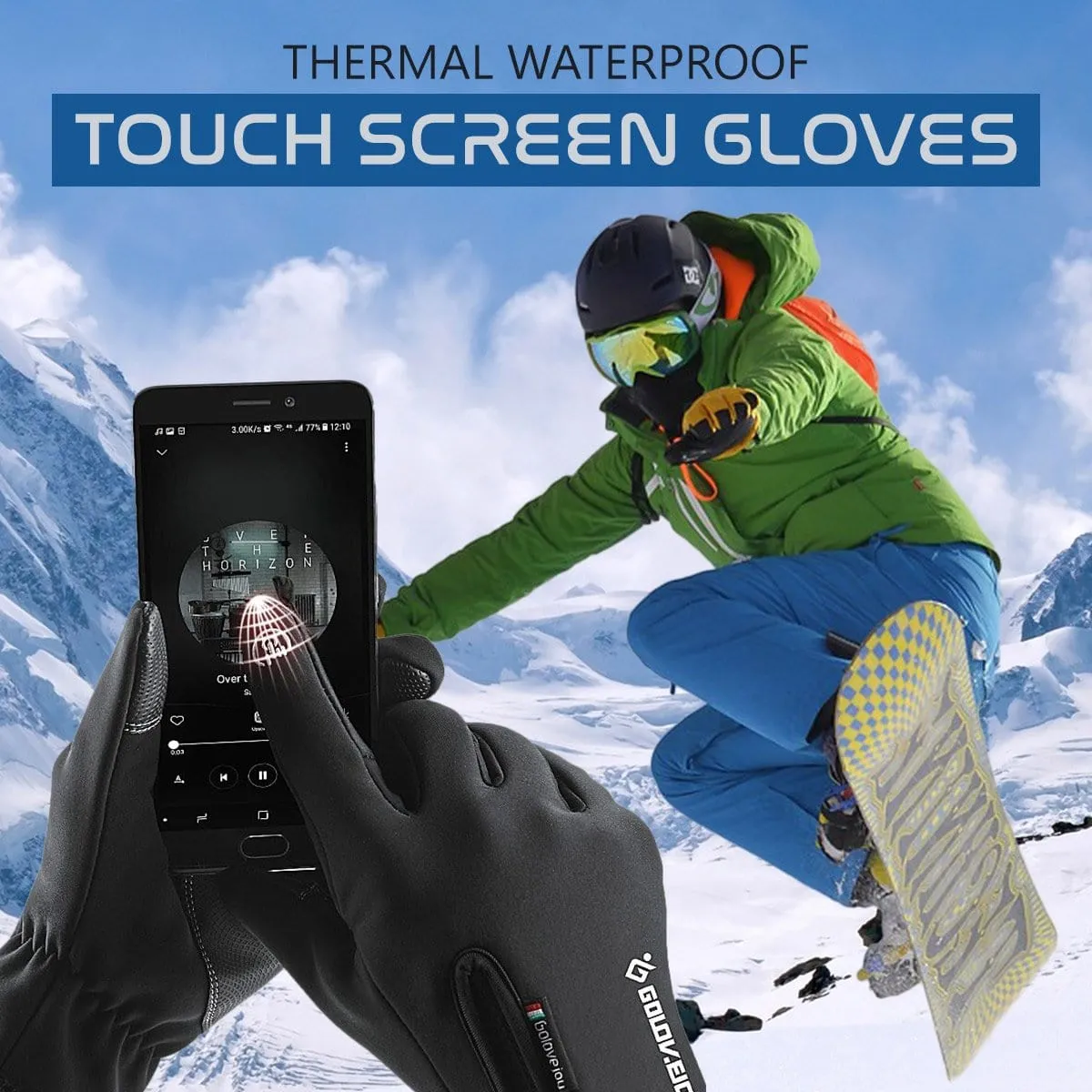 Thermal Waterproof Touch Screen Gloves