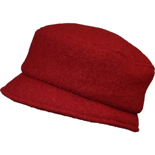 Tilburg Boiled Wool Stroll Pillbox Hat