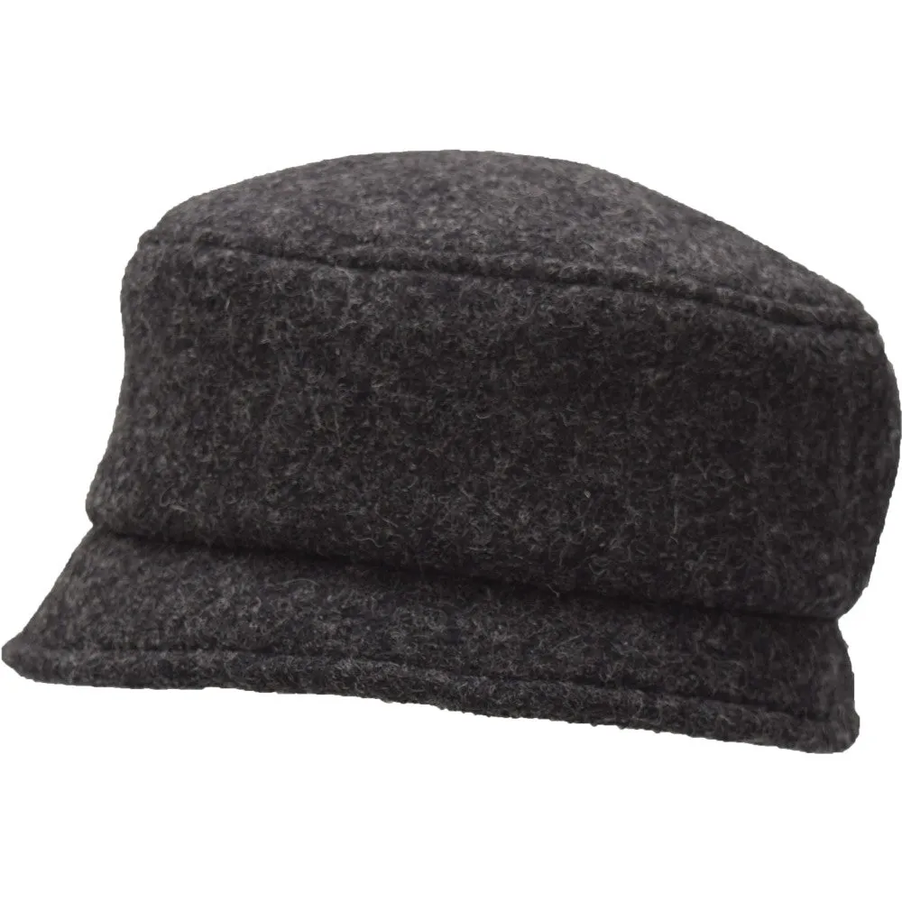 Tilburg Boiled Wool Stroll Pillbox Hat