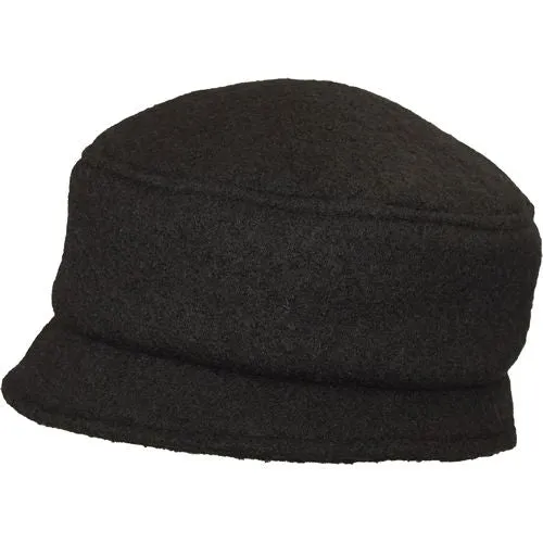 Tilburg Boiled Wool Stroll Pillbox Hat