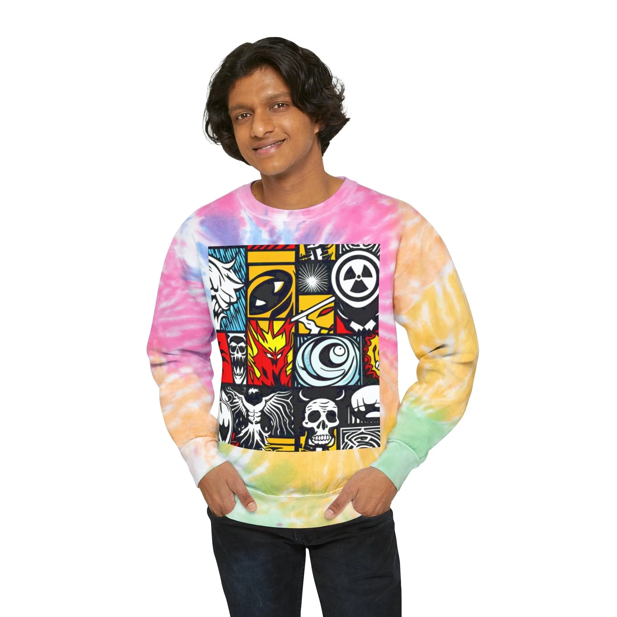 Tri-balls Unisex Tie-Dye Sweatshirt