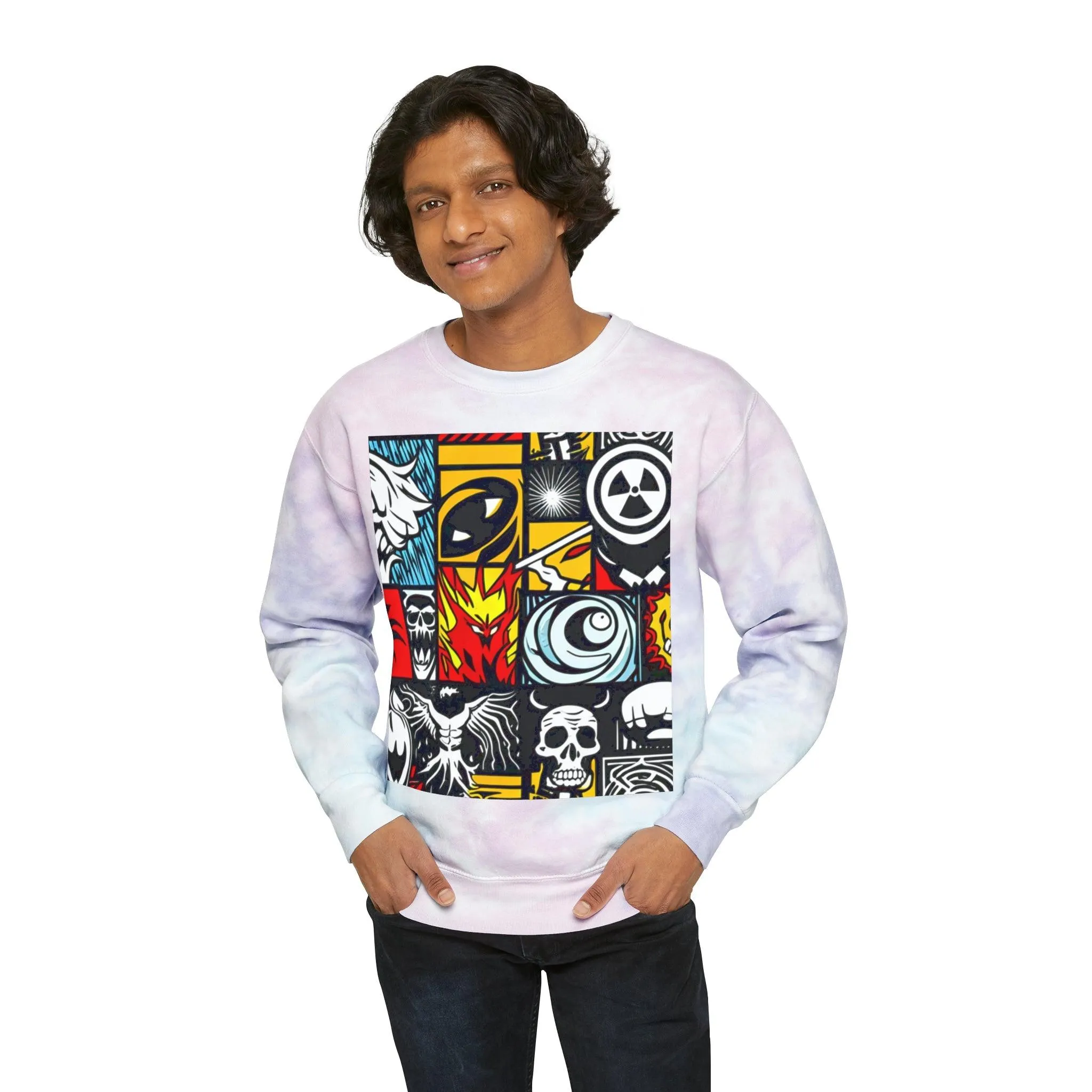 Tri-balls Unisex Tie-Dye Sweatshirt