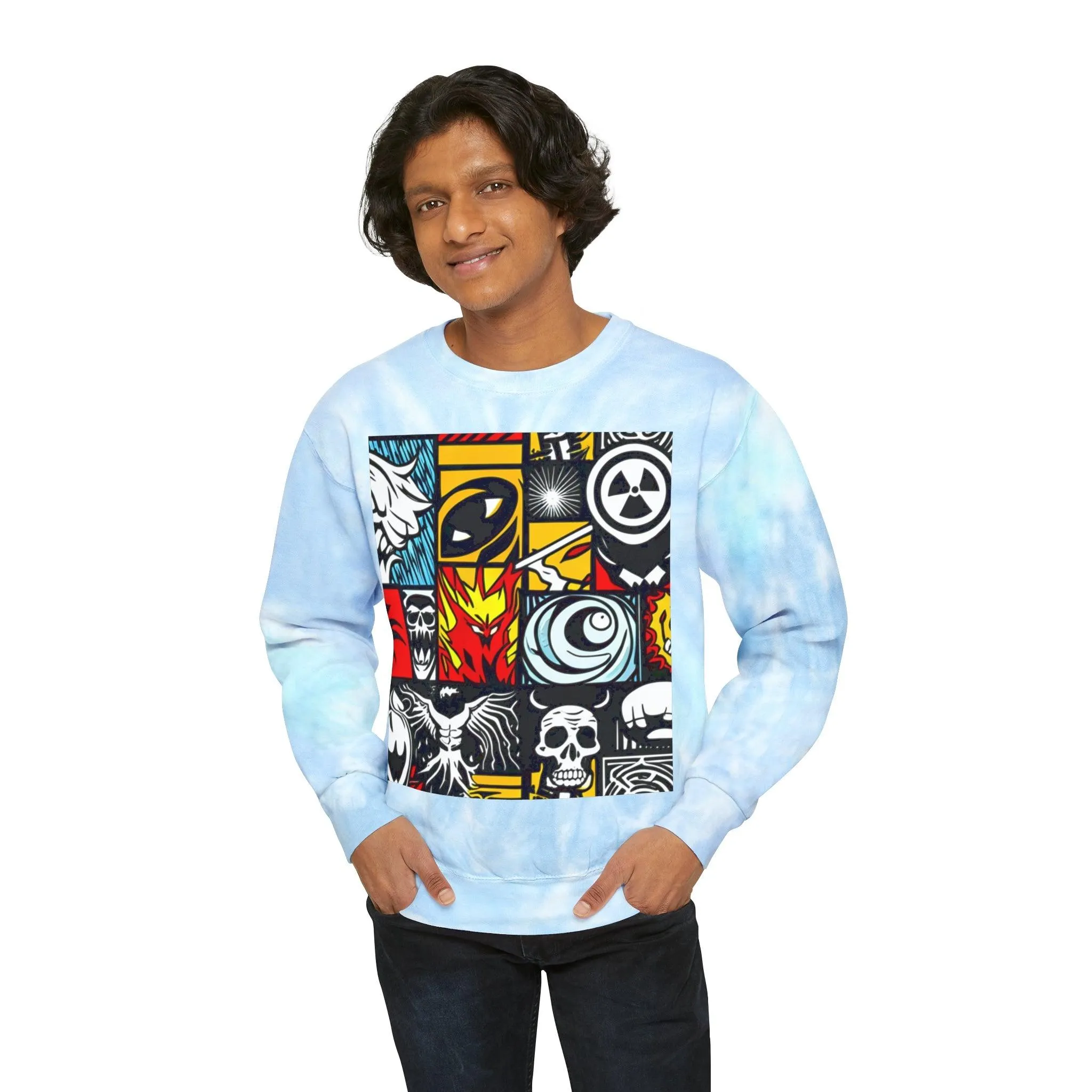 Tri-balls Unisex Tie-Dye Sweatshirt