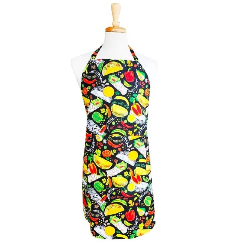 Two Lumps of Sugar Chili Peppers & Tacos Chef Apron
