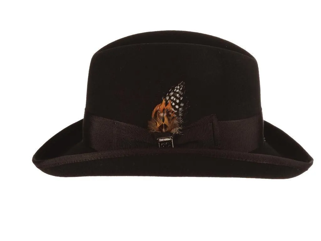 Valerio - Stacy Adams Royal Wool Felt Homburg Hat