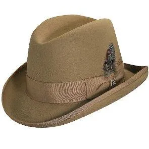 Valerio - Stacy Adams Royal Wool Felt Homburg Hat