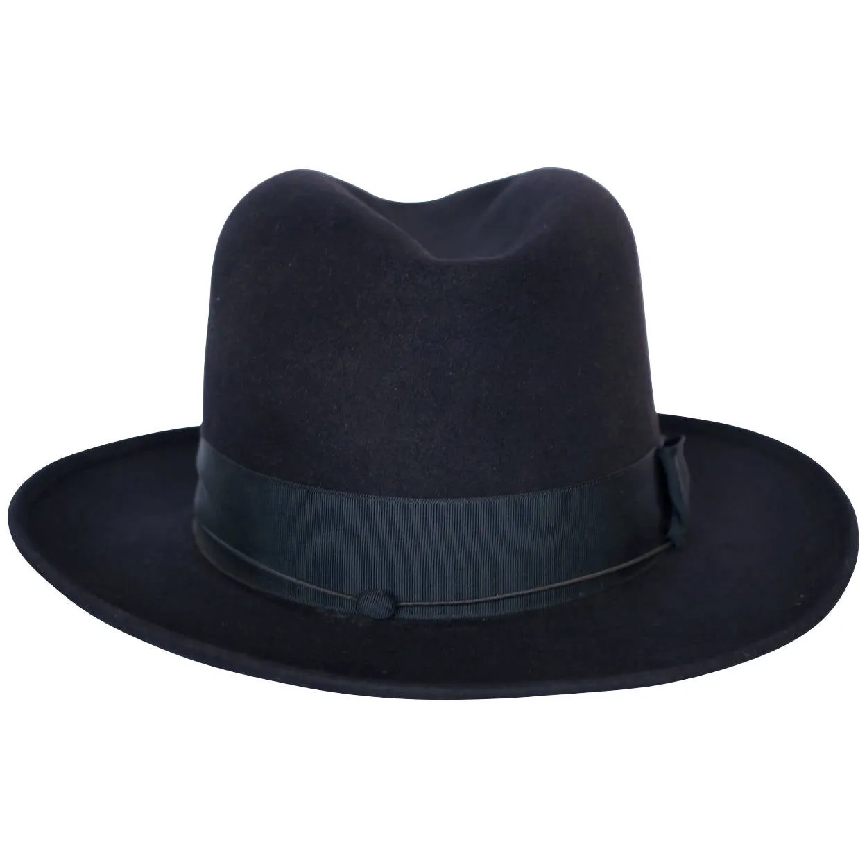 Vintage 1930s Mens Homburg Fedora Hat Morgan Imperial Canada Size M