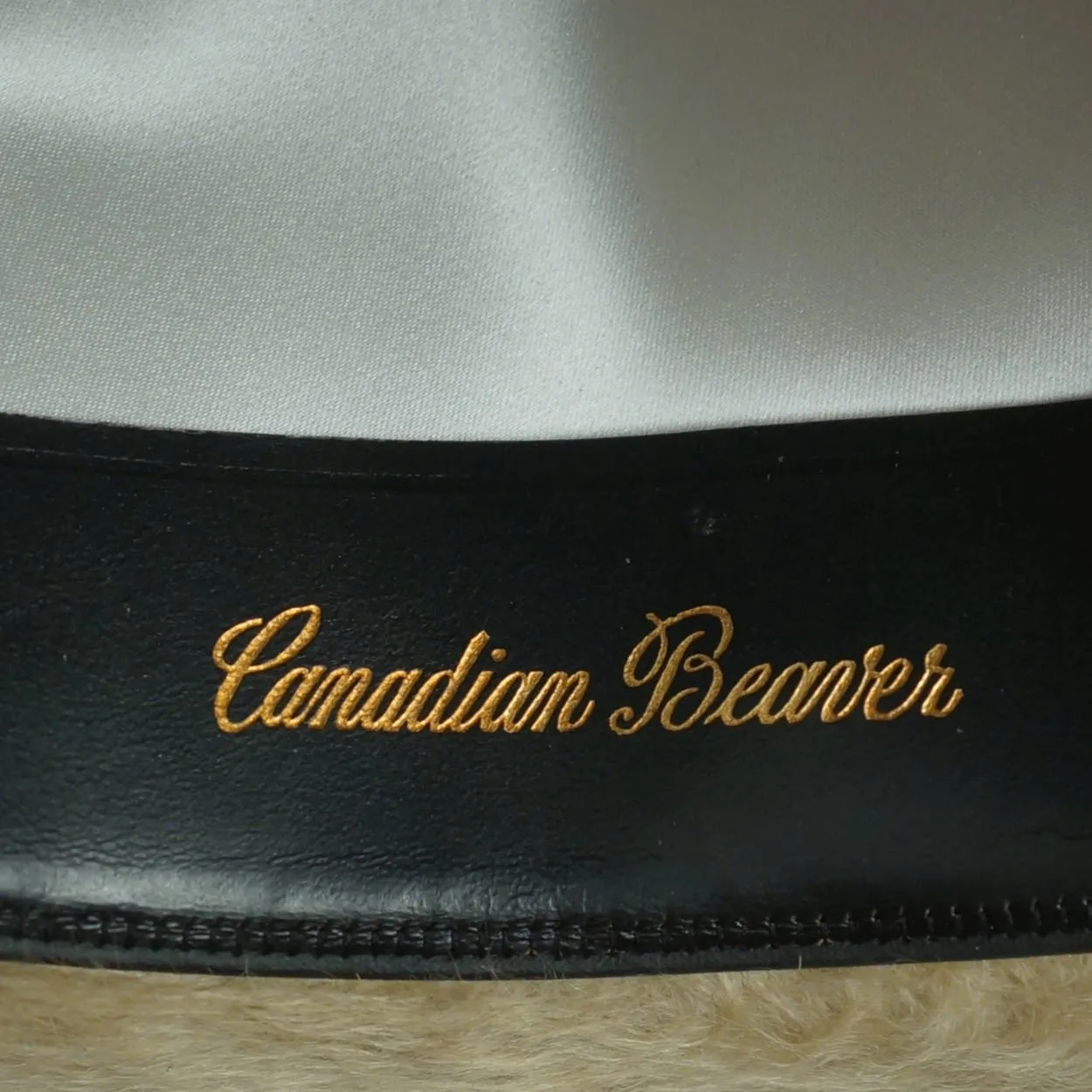 Vintage 60s Stetson Twenty Five Fedora Homburg Hat Canadian Beaver Plush Small