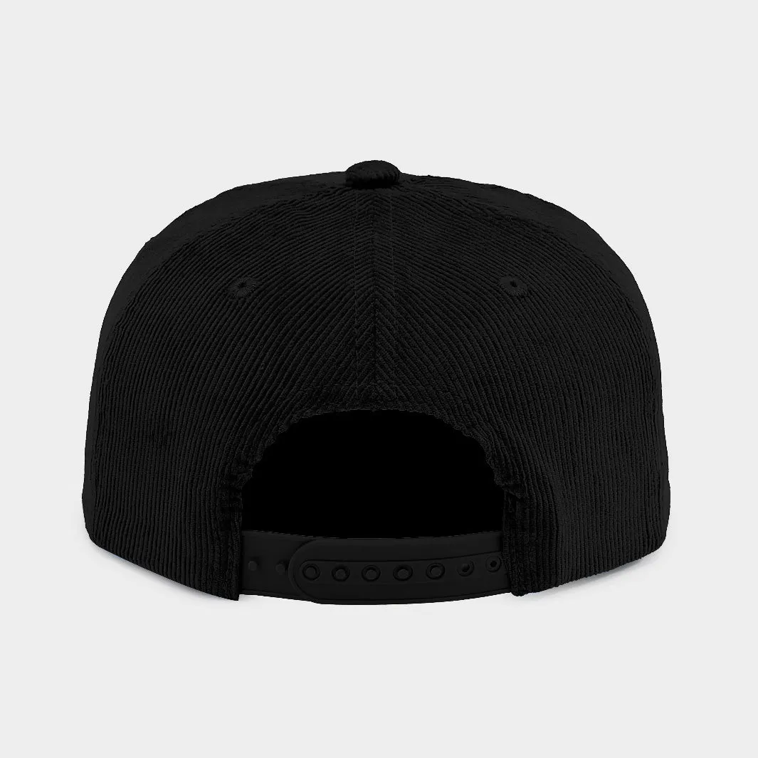 Vintage-Inspired Iowa Script Corduroy Hat