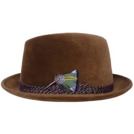 Vintage Stetson Sovereign Velour Fedora Hat Challenger Mens Size 8 XXXL 3XL
