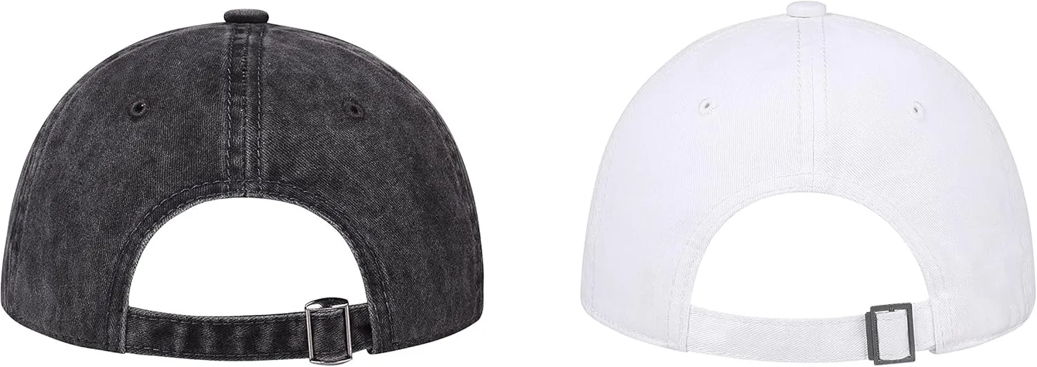 Vintage Washed Cotton Plain Baseball Caps Adjustable Unstructured Soft Blank Casual Dad Ball Hats for Men Women
