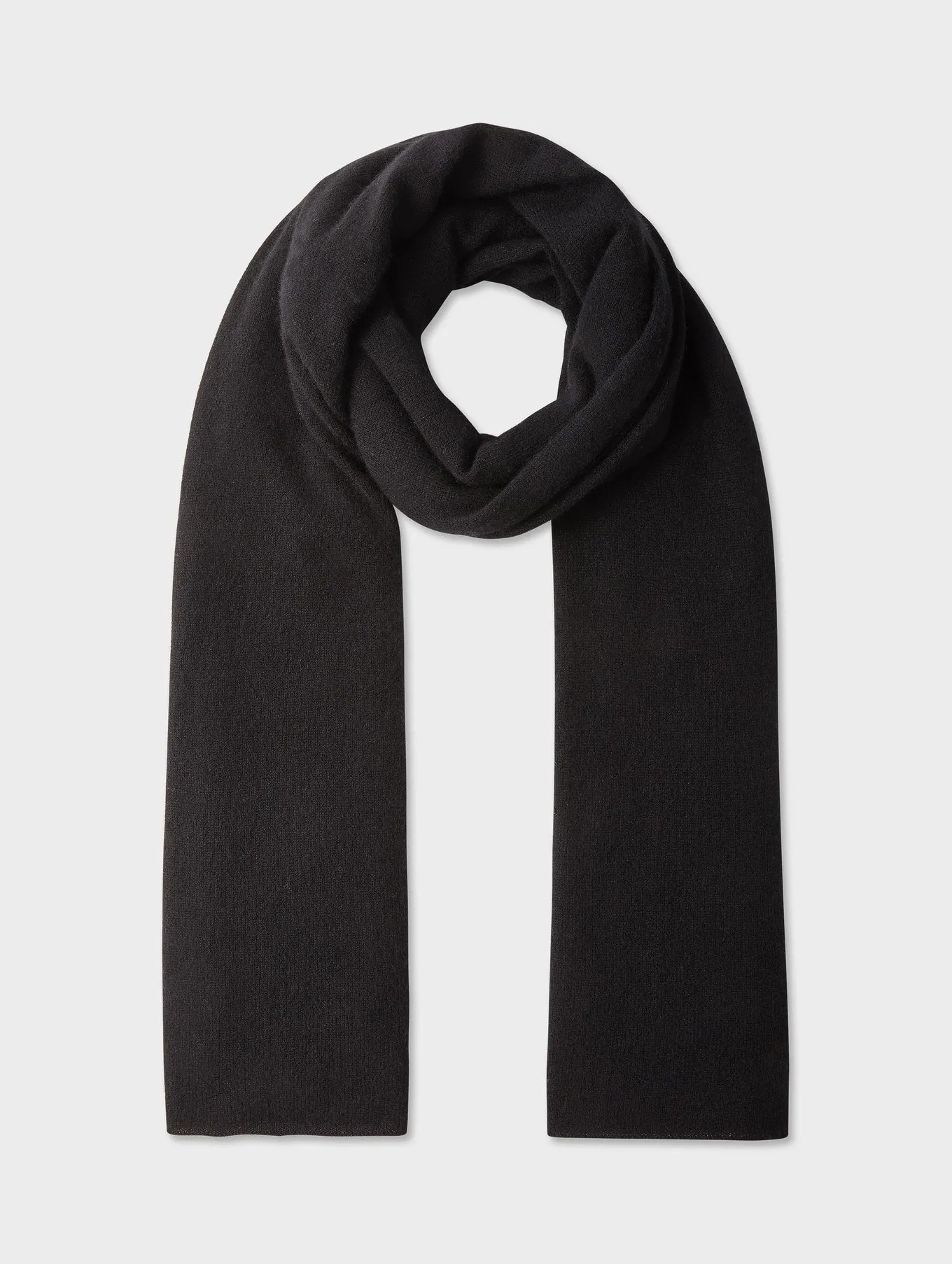 White   Warren - Cashmere Travel Wrap - Black