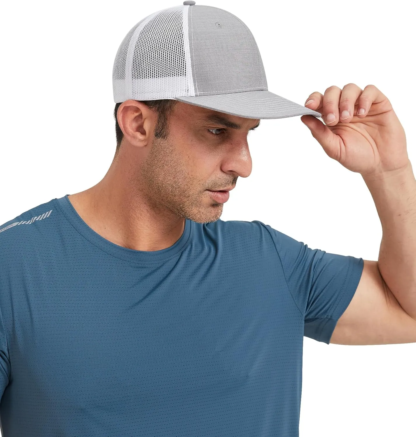 Zylioo Oversize XXL/XL Trucker Hats, Large Snapback Mesh Cap,Cool Summer Cap for Big Heads,Gaint 2 Tone Travel Cap